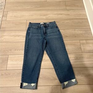 Sofia by Sofia Vergara Dark Blue Ankle Jeans